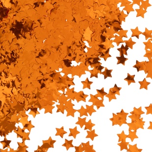 Конфетти фольга Звезда, Яркое золото, Металлик, 1,5 см, 50 г.