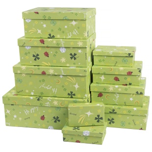 Набор коробок На Удачу!, 33*20*13 см, 10 шт. в упак. 