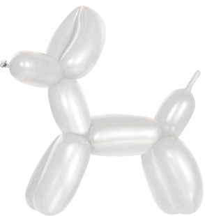 Шар (1''/3 см) ШДМ, Белый, пастель, 100 шт.