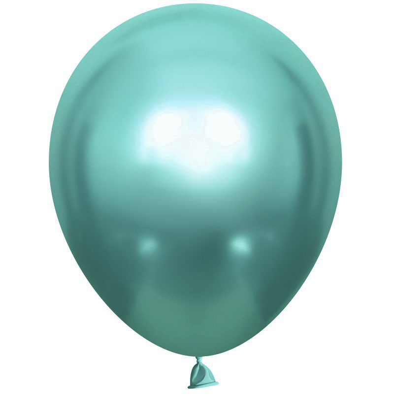 Шар (12''/30 см), Зеленый, хром, 50 шт.