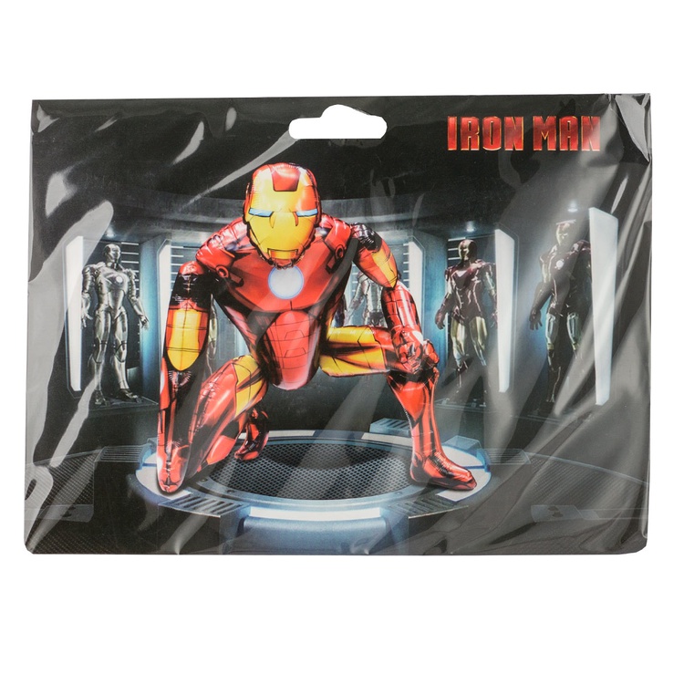 Шар 3D (27''/69 см) Фигура, Железный человек, 1 шт. в уп.