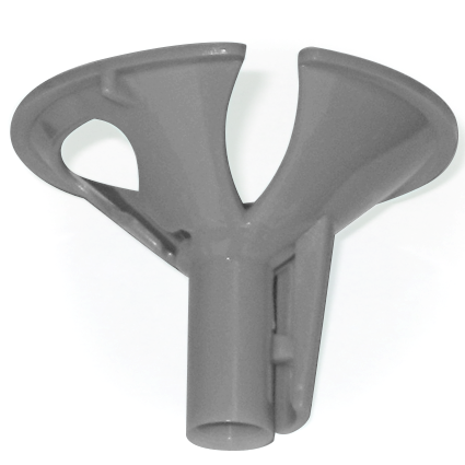 Насадки, с боковым зажимом, Серебро, Металлик, 100 шт.