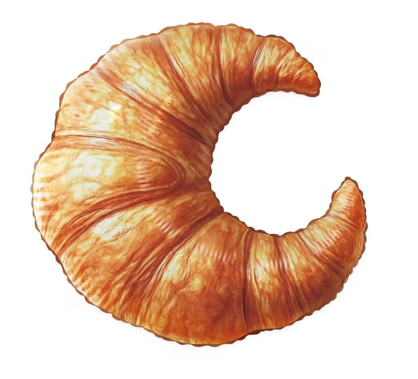 Шар (30''/76 см) Фигура, Круассан, 1 шт. в уп.