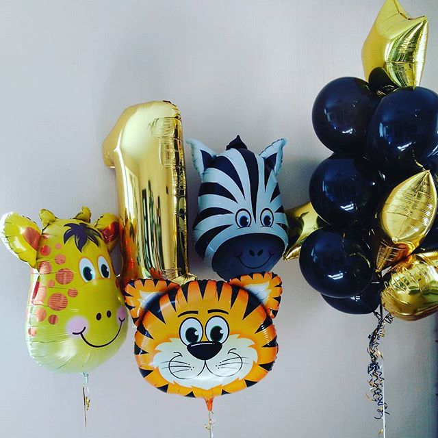 Шар (25''/64 см) Фигура, Голова, Милый Жираф, 1 шт.