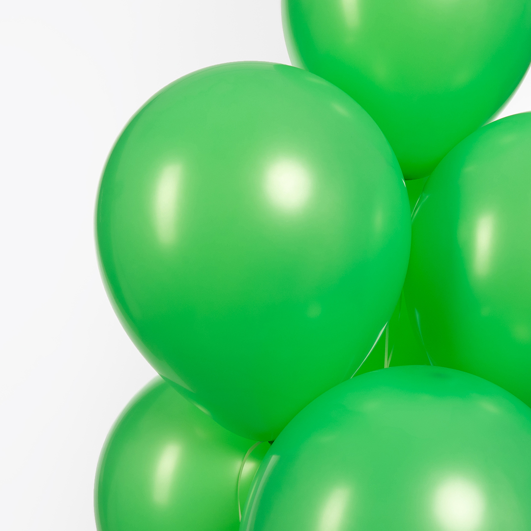 Шар (12''/30 см), Зеленый, лайт, пастель, 100 шт.