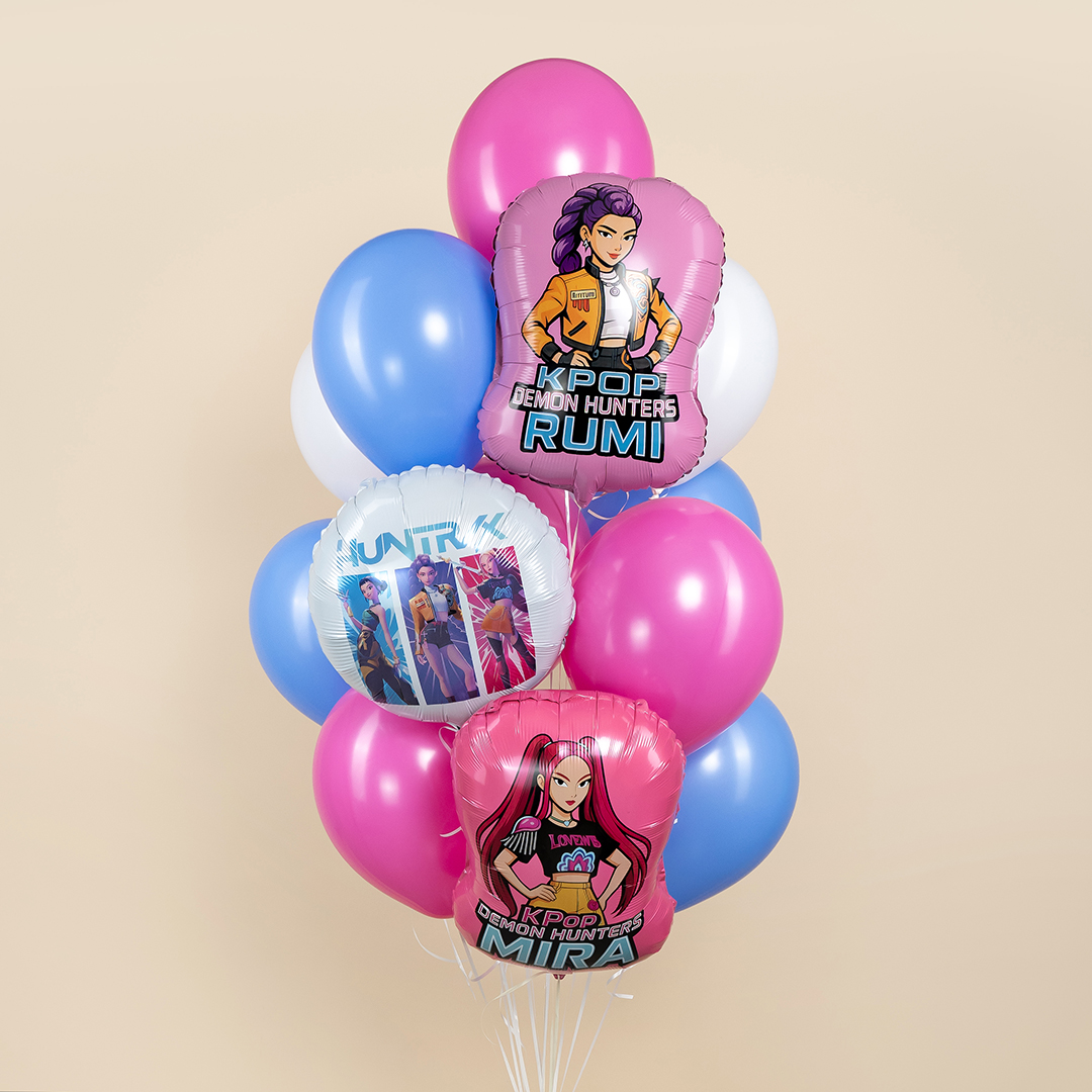 Шар (22''/56 см) Фигура, Девочки Аниме, Дизайн №2, 1 шт.