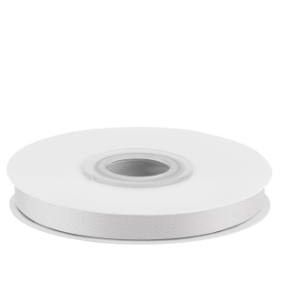 Лента атласная (0,7 см*22,85 м) Яркое серебро, 1 шт.