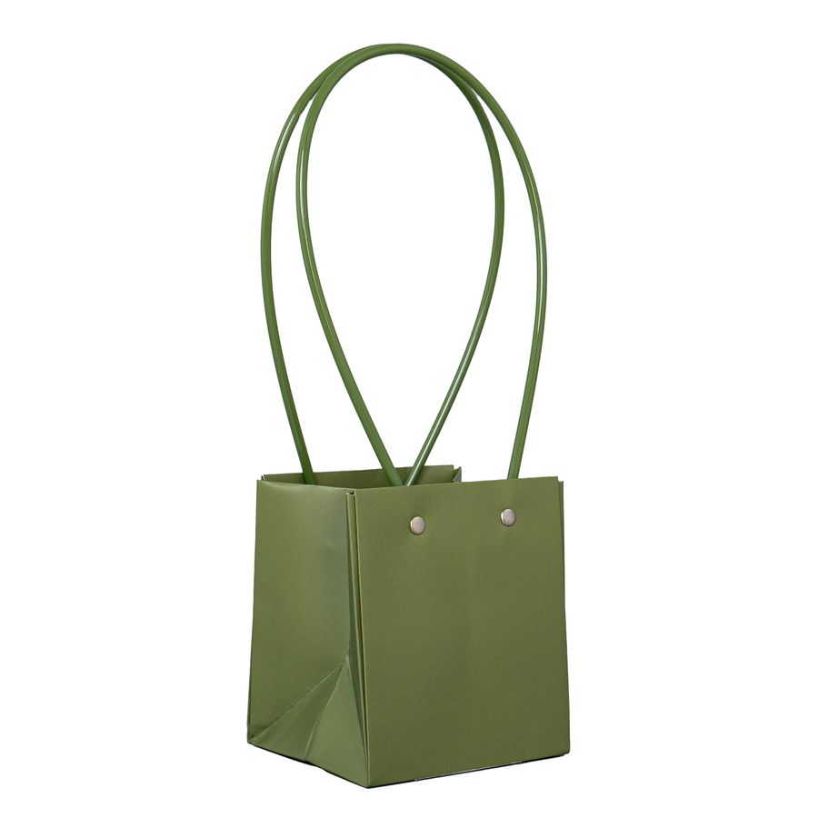 Пакет для цветов, Мастхэв, Авокадо, 13*12*11 см, 1 шт.