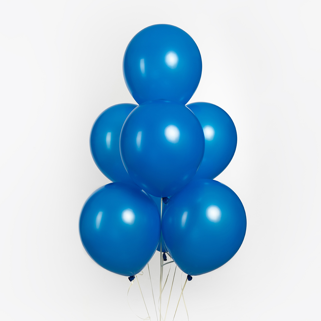 Шар (12''/30 см), Синий, лайт, пастель, 100 шт.