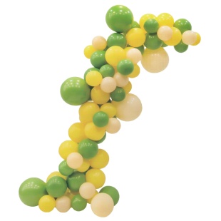 Гирлянда из воздушных шаров, Набор №9, Сочный микс, Пастель, 75 шт.