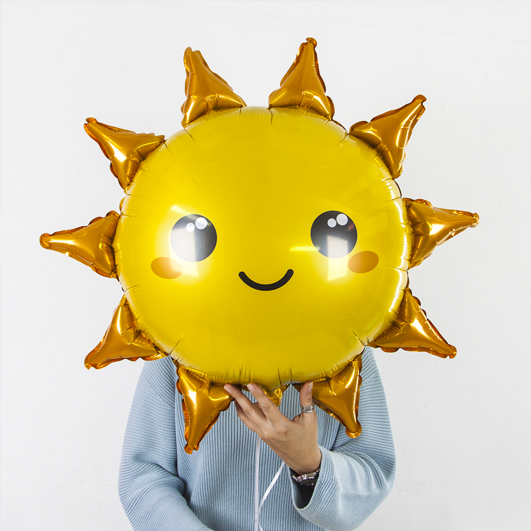 Шар (31''/79 см) Фигура, Солнце, 1 шт.