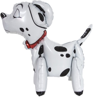 Шар 3D (23''/58 см) Фигура, Собака Далматинец, 1 шт. в уп.