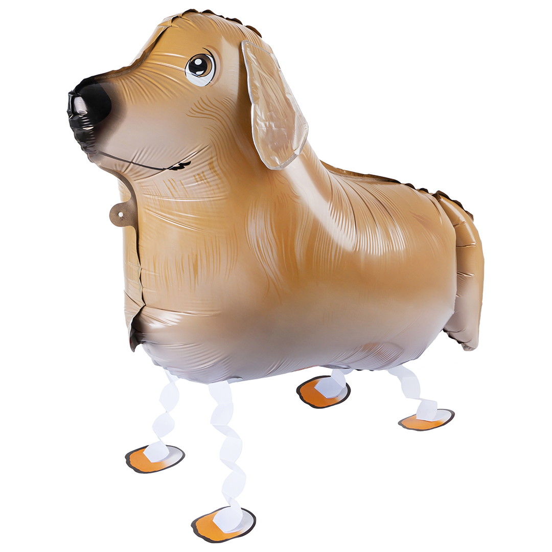 Шар 3D (29''/74 см) Ходячая Фигура, Ретривер, 1 шт.