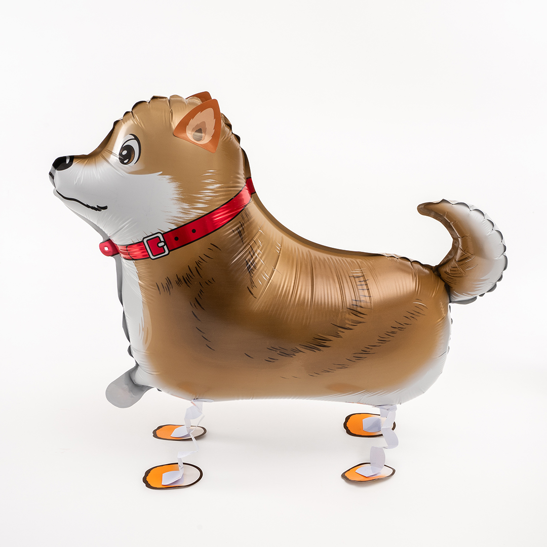 Шар 3D (24''/61 см) Ходячая Фигура, Лайка, 1 шт.