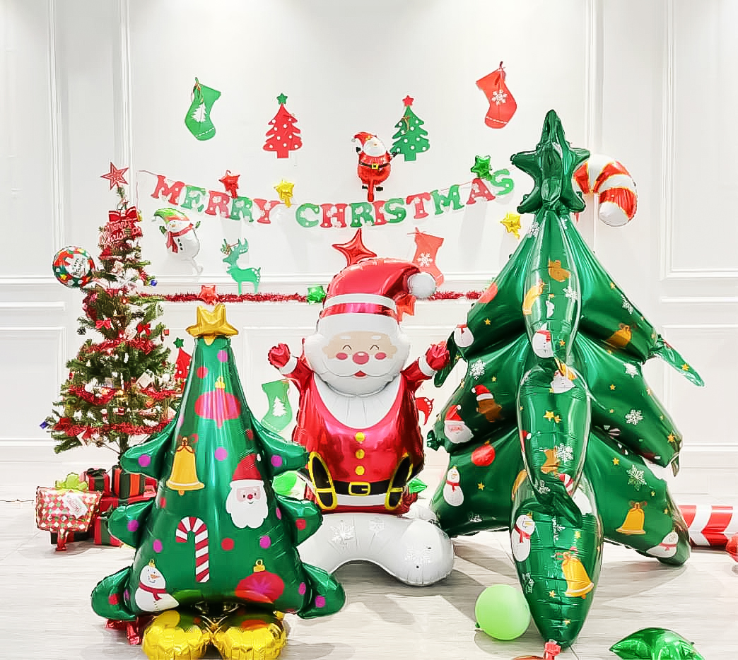 Шар 3D (61''/155 см) Фигура, Новогодняя елка, 1 шт. в уп.