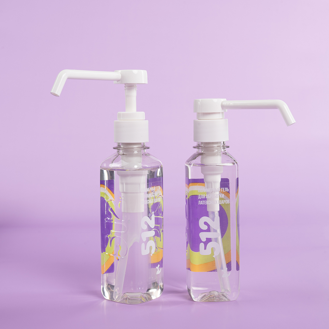 Полимерный гель, для обработки латексных шаров ТМ 512, с дозатором, 0,24 кг. 