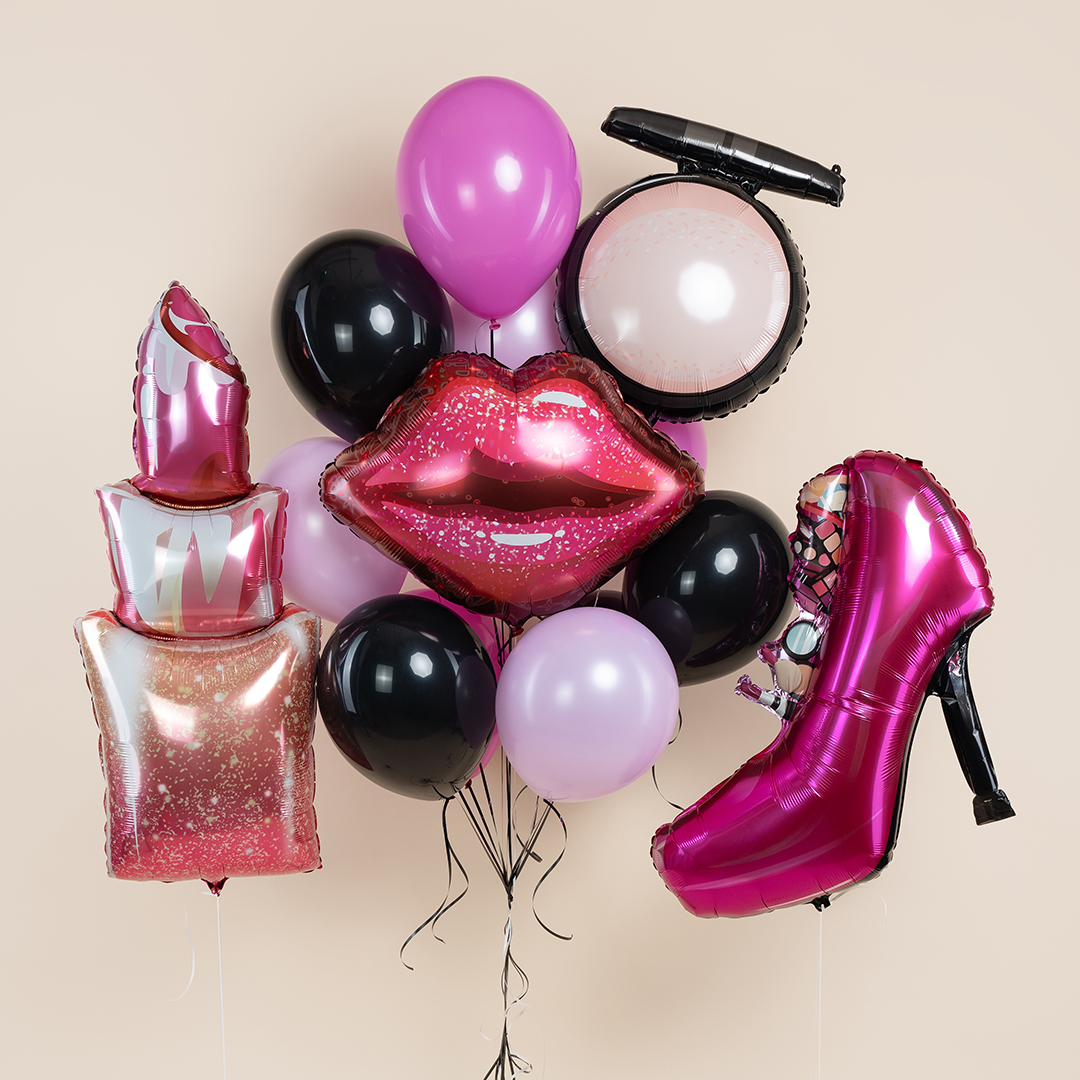 Шар (28''/71 см) Фигура, Губы, 1 шт.