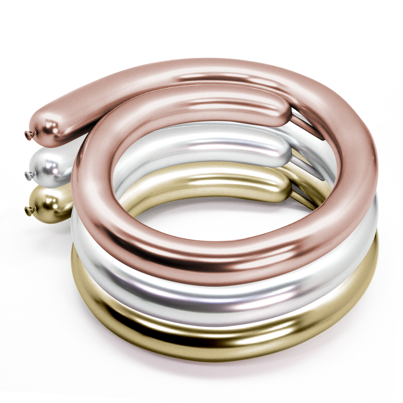 Шар (2''/5 см) ШДМ, Reflex, Зеркальный блеск, Ассорти Делюкс (968/970/981), хром, 50 шт.