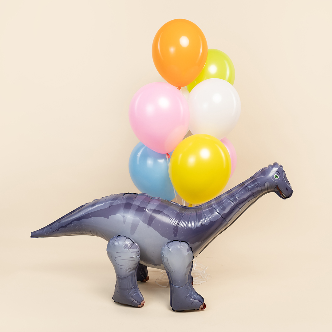 Шар (47''/119 см) Фигура 3D, Динозавр Диплодок, 1 шт. в уп.