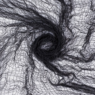 Декор.украшение, Истлевшая ткань - сетка для Хэллоуина, Черный, 200*400 см, 1 шт.