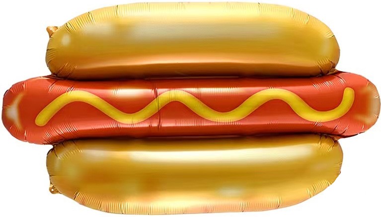 Шар (28''/71 см) Фигура, Хот Дог (надув воздухом), 1 шт.