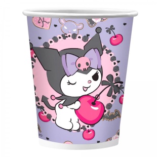Стаканы (250 мл) Kuromi, 6 шт.