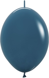 Шар (12''/30 см) Линколун, Глубокий бирюзовый (035), пастель, 50 шт.