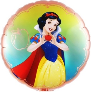 Шар (18''/46 см) Круг, Белоснежка, Розовое Золото, 1 шт.