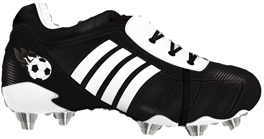 Шар (28''/71 см) Фигура, Спортивные кеды, Черный/Белый, 1 шт. в уп.