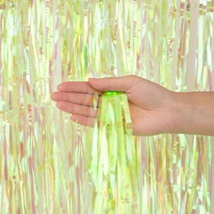 Занавес Дождик Светло-зеленый, Хамелеон, 100*200 см, 1 шт.