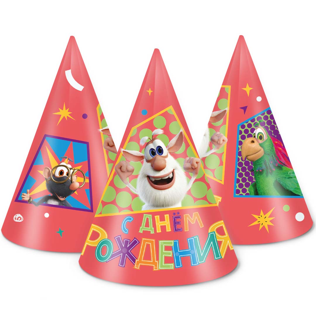 Колпаки, Буба, 6 шт. в упак. 