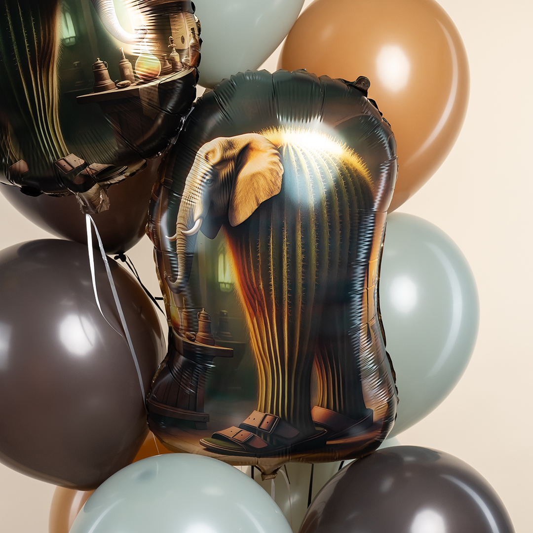 Шар (27''/69 см) Фигура, Слон, 1 шт.