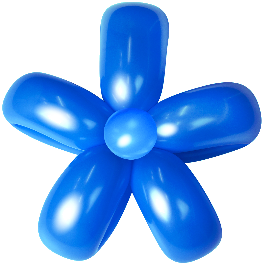 Шар (2''/5 см) ШДМ, Синий, пастель, 100 шт.