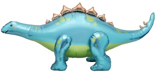 Шар 3D (94''/239 см) Фигура, Динозавр Стегозавр, 1 шт. в уп.