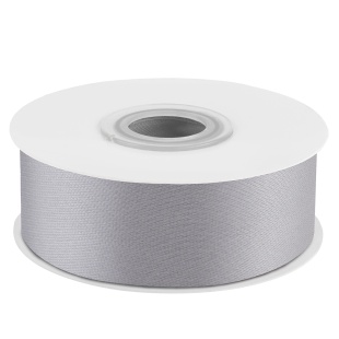 Лента атласная (2,5 см*22,85 м) Серебро, 1 шт.
