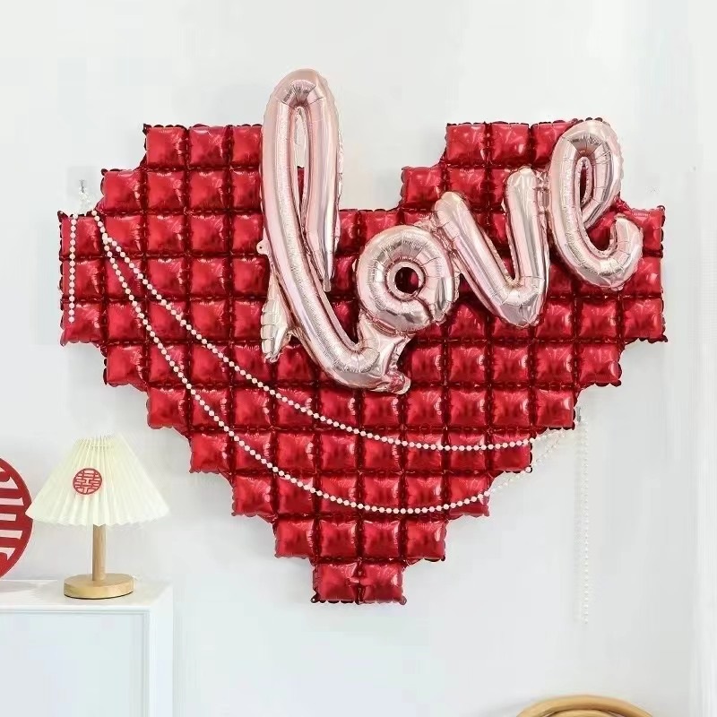 Шар (41''/104 см) Фигура, Надпись "Love", Розовое Золото, 1 шт.