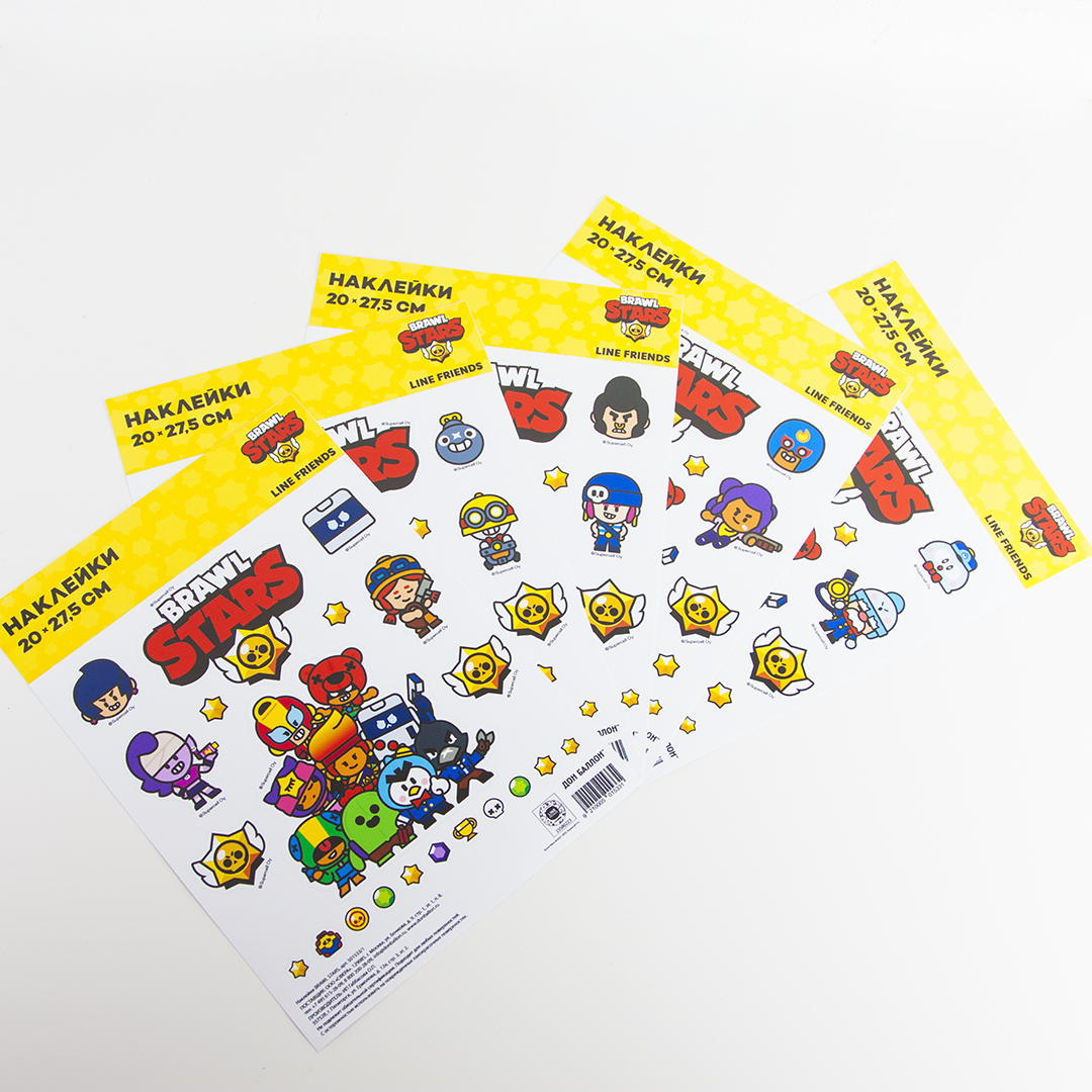 Наклейки Game Party, 20*27,5 см, 5 шт. Наклейки Game Party, 20*27,5 см, 5 шт.