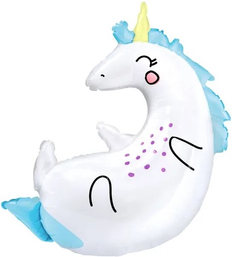 Шар (36''/91 см) Фигура, Облачный единорог, 1 шт.