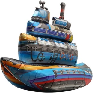 Шар (31''/79 см) Фигура 3D, Лайнер, 1 шт. в уп.