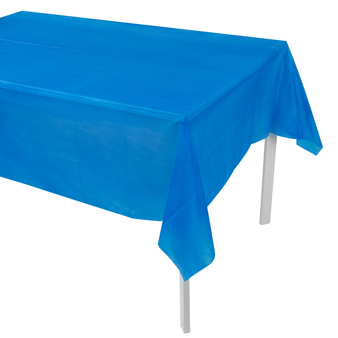 Скатерть одноразовая, Мастхэв, Синий, 137*274 см, 1 шт. Скатерть одноразовая, Мастхэв, Синий, 137*274 см, 1 шт.