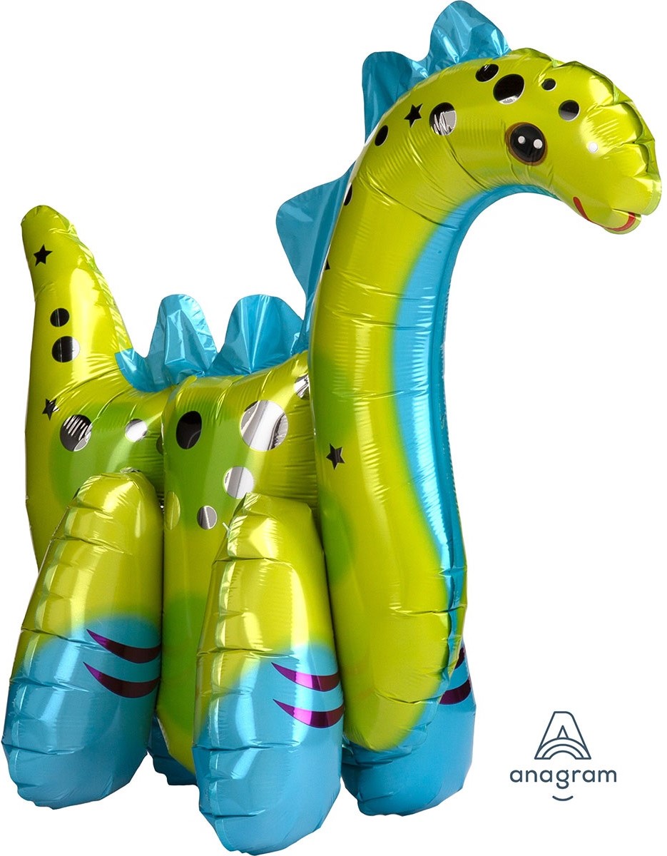Шар 3D (23''/58 см) Фигура, Динозавр, 1 шт. в уп.