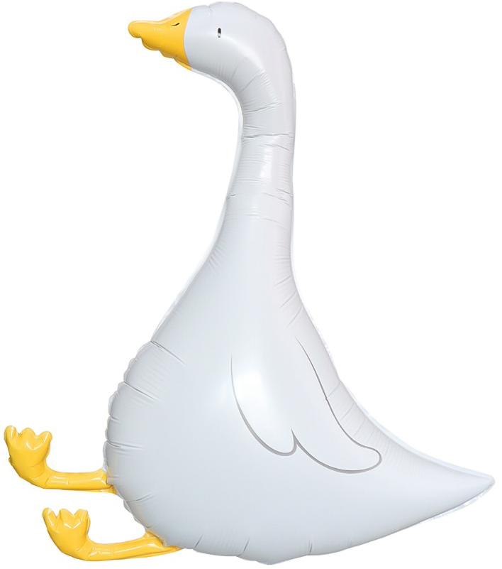 Шар (33''/84 см) Фигура, Гусь, 1 шт. Шар (33''/84 см) Фигура, Гусь, 1 шт.