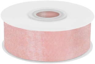 Лента органза (2,5 см*22,85 м) Пыльная роза, 1 шт.