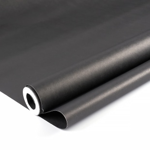 Упаковочная бумага, Крафт 70гр (0,7*9 м) Тонировка, Черный, 2 ст, 1 шт.