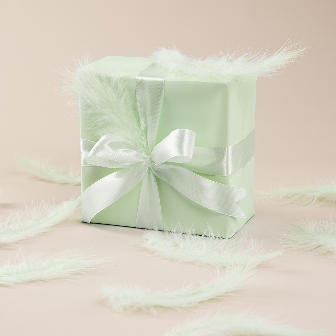 Перья, Премиум, Мятный, 12-15 см, 30 шт.