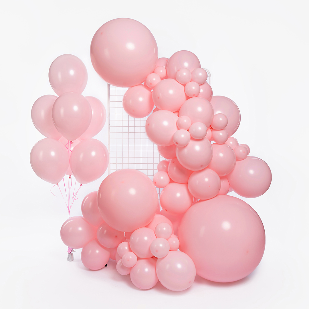 Шар (10''/25 см), Светло-розовый, пастель, 100 шт.