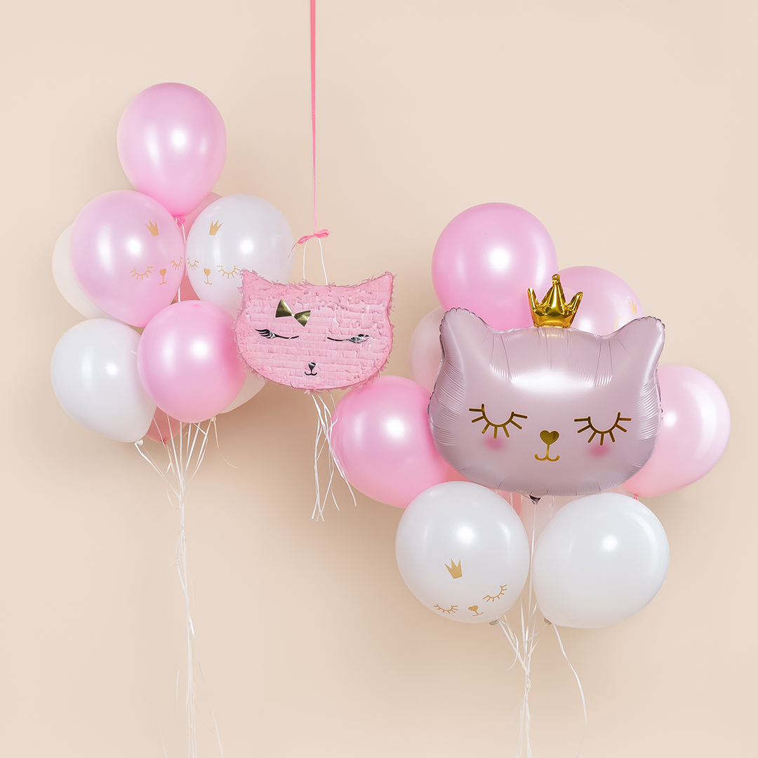 Пиньята Кошечка с бантиком, Розовый, 35*27*9 см, 1 шт. в упак. 