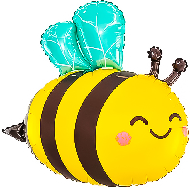 Шар (32''/81 см) Фигура, Милая пчела, 1 шт.