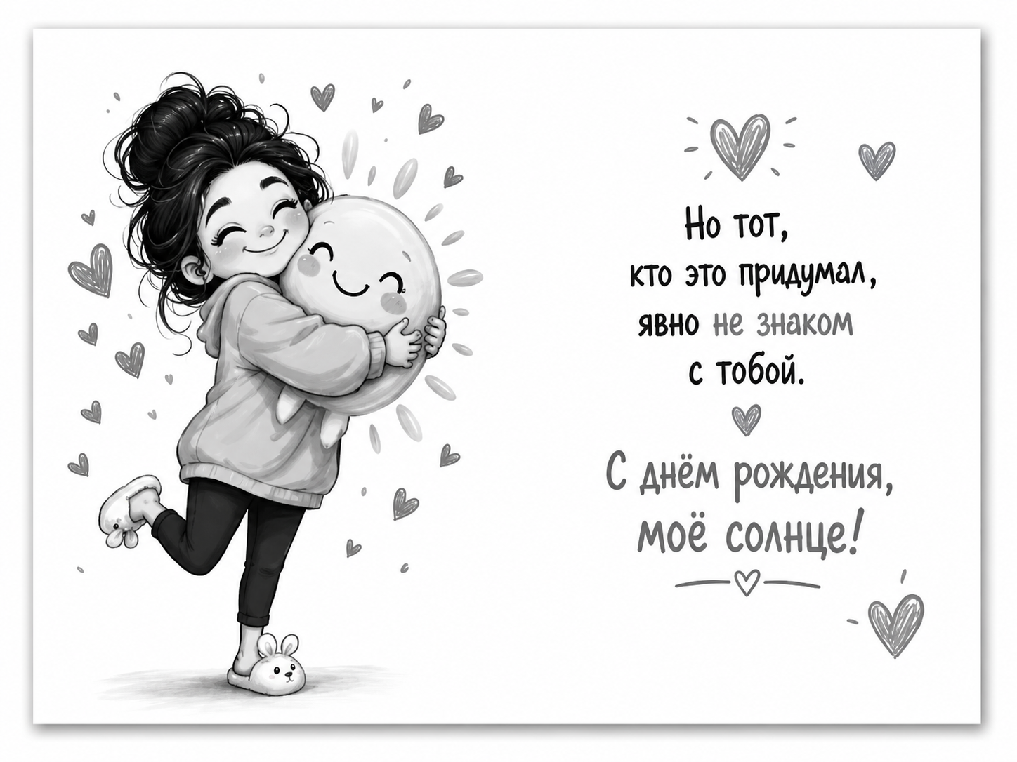 Открытка, Говорят, идеальных людей не существует ..., 10*15 см, 1 шт.