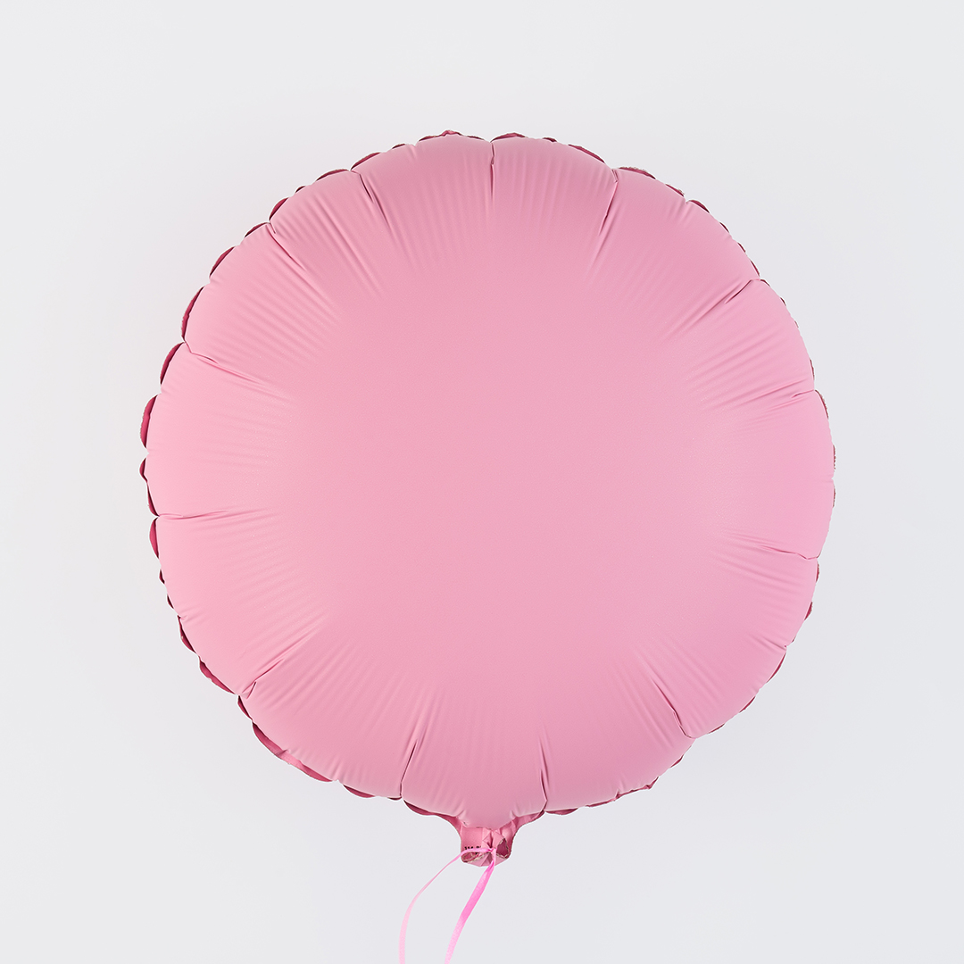 Шар (18''/46 см) Круг, Розовая Сакура, Матовый, 1 шт.
